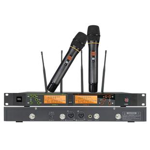 高端专业无线麦克风家用KTV包房U段一拖二舞台真分集演出学校话筒