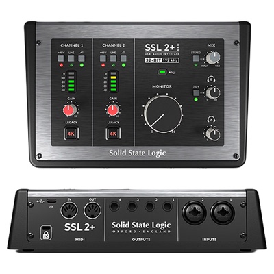 Solid State SSL2 SSL2+ MKII SSL12 外置声卡配录音编曲混音直播