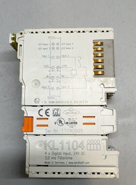 倍福KL1104模块，4个数字输入，24V DC，3.0 m