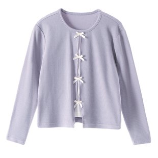 女童T恤2026春季新洋气儿童长袖大童休闲上衣秋装青少年童装淑女