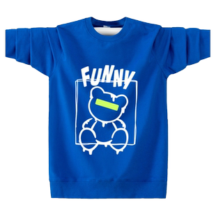 青少年卫衣长袖t恤男孩夏季纯棉初高中学生大码宽松运动薄款上衣