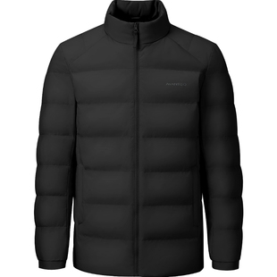 HLA/海澜之家轻商务经典系列羽绒服25秋冬立领石墨烯大码外套男