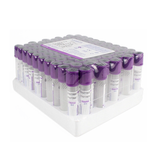 一次性负压真空采血管康卫仕紫帽血常抽血管EDTA2抗凝管肝素2-5ml