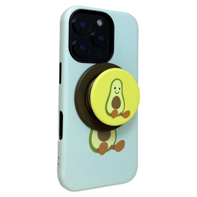 Lumi牛油果磁吸气囊支架手机壳苹果16promax全包边15plus磨砂壳iPhone14菲林二合一13pro不顶膜12防摔保护壳