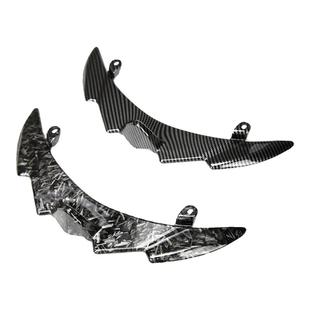 适用本田PCX160改装件鸟嘴定风翼PCX125下唇鱼嘴碳纤维导流罩前唇