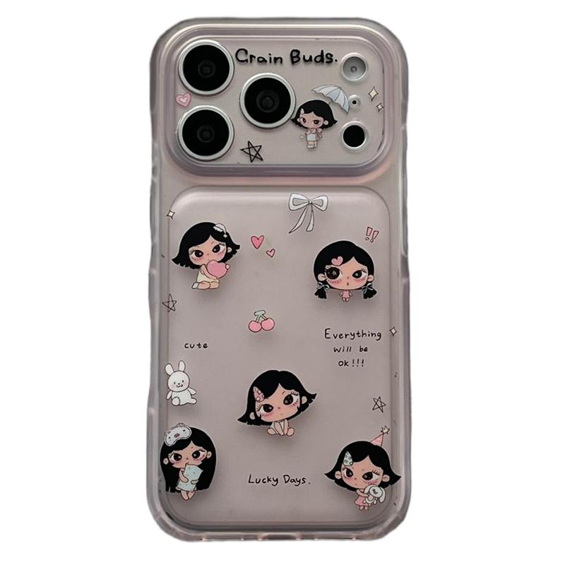 可爱卡通少女心樱桃小满适用苹果18Promax手机壳iphone17pro新款17小众16pro磨砂15pm创意18pro个性15全包套
