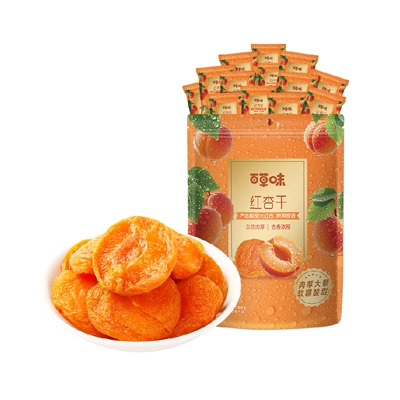百草味果脯量贩红杏干