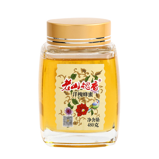 老山蜂蜜槐香槐花蜂蜜成熟蜜纯手工玻璃罐水果茶洋槐蜂蜜480g