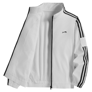 贵人鸟运动夹克男秋冬季2025年新款加绒棒球服外套男士棉衣棉袄子