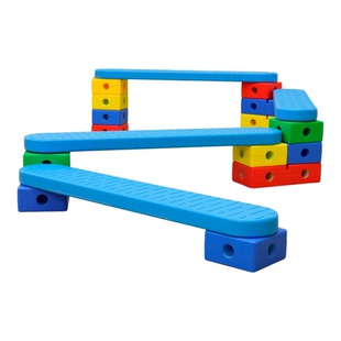 万象平衡桥板组合家用儿童独木桥感统训练器材幼儿玩具板过河砖块