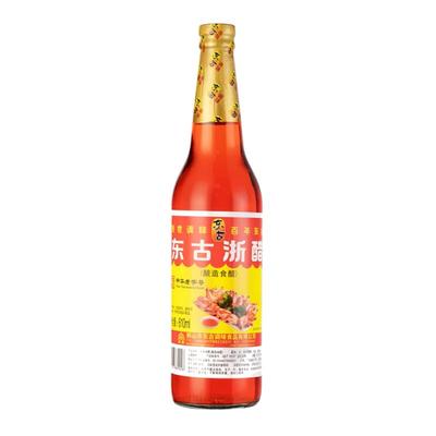 东古浙醋610ml红醋泡萝卜吞水饺大闸蟹虾醋泡菜红醋汁瓶装新品