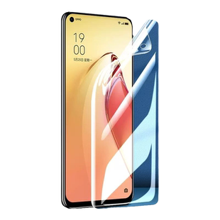 opporeno5手机膜reno9pro钢化膜13水凝12opooreno11op10por+8十7全屏4se5g元气版6oppreno3ρoreno2z适用0pp0