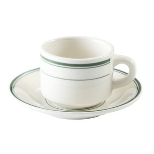 正品TUXTON美国陶瓷大容量咖啡杯碟卡布奇诺拿铁300ml拉花咖啡杯