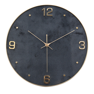 轻奢2025新款挂钟客厅高级感挂表高端大气时钟免打孔创意挂墙钟表