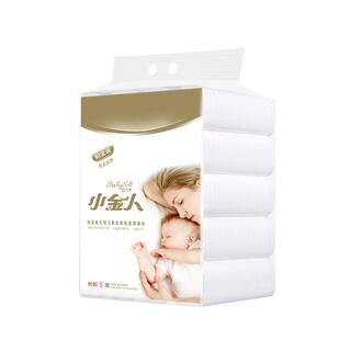 小金人17cm加长卫生纸大卷无芯家用10斤实惠装批发十斤大包厕纸巾