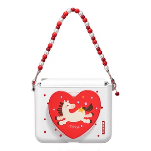 MASFEIL × 福运小马适用华为PuraX手机壳新款阔折叠屏磁吸支点支架保护套高级可爱全包新马年pura x典藏版女