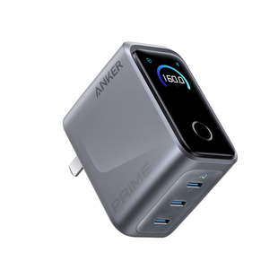 【旗舰新品】Anker Prime安克160W智显充Pro氮化镓充电器多口快充适用苹果17华为小米手机macbook笔记本电脑