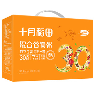 十月稻田混合谷物粥料早餐五谷杂粮粥米甄选礼盒送礼推荐