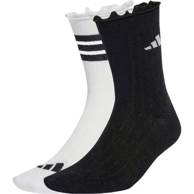 【自营】adidas阿迪达斯女子GLOW SOCK 2PP休闲袜子JX5726