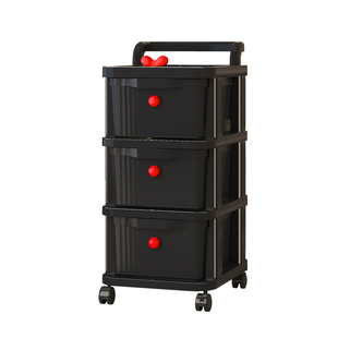 抽屉式收纳柜多层家用客厅零食储物柜落地玩具杂物收纳可移动柜子