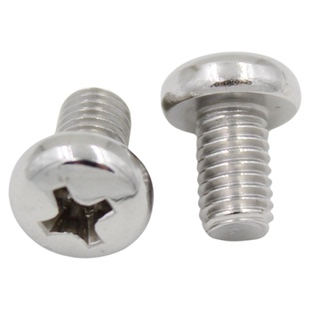 正宗304不锈钢螺丝十字盘头机螺钉圆头螺栓 GB818M1M2M3M4M5M6M8