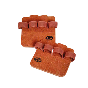 牛皮护掌健身防滑半指手套四指单杠护手撸铁防脱手起茧全引体向上