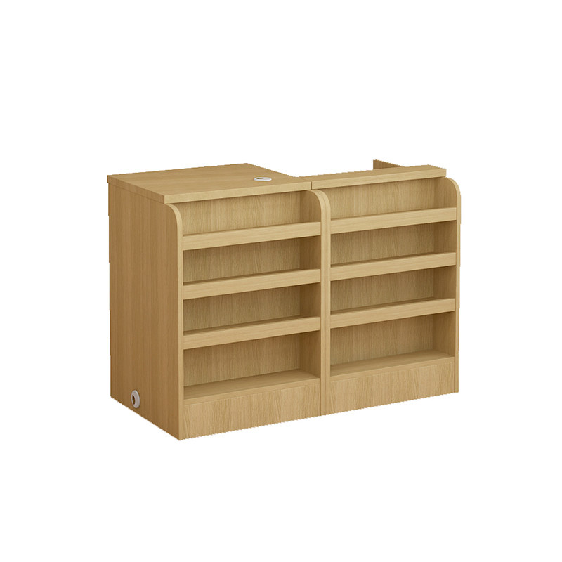 超市收银柜台一体组合收银台药店店铺烟柜便利店吧台烟酒柜展示柜