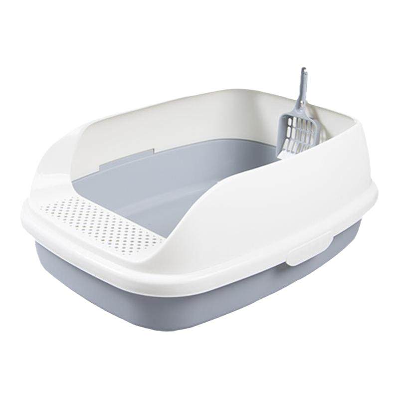 美卡特大号猫砂盆超大号猫厕所半封闭防外溅开放式猫沙猫屎盆巨型