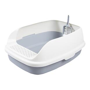 美卡特大号猫砂盆超大号猫厕所半封闭防外溅开放式猫沙猫屎盆巨型