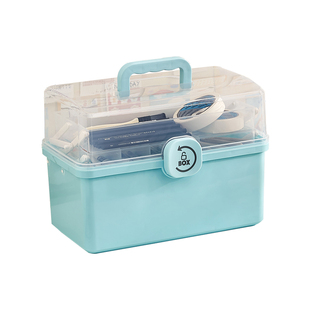 美术生工具箱画画专用桌面文具手提多功能毛笔书法画箱颜料收纳盒