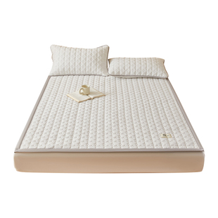 无印良品纯棉褥子大豆薄床垫遮盖物软盖垫家用防滑保护垫薄款床褥