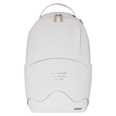 SprayGround鲨鱼嘴25新款白色简约双肩包男休闲时尚背包大容量包