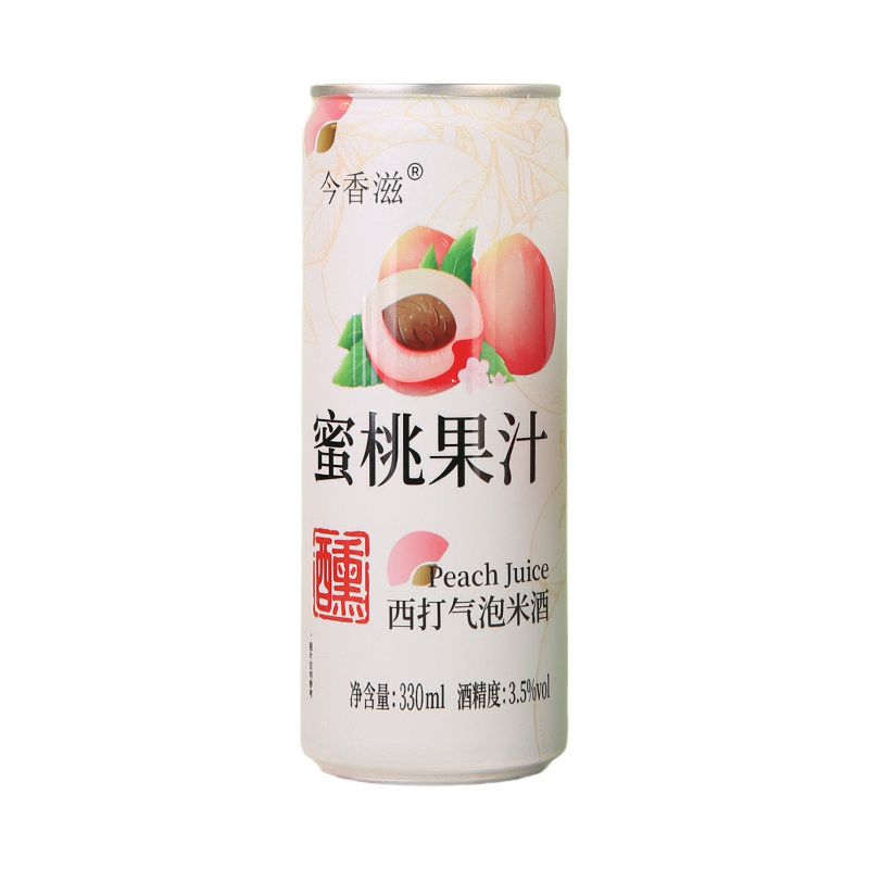 微醺气泡米酒蜜桃苹果味