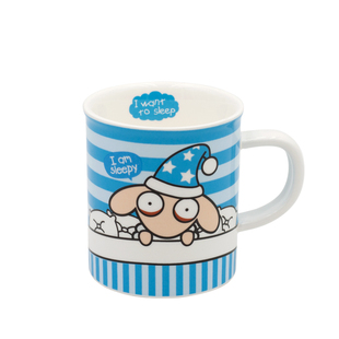 ZACI赞之作 Unsleep Sheep失眠羊 马克杯卡通杯陶瓷不倒杯ins水杯