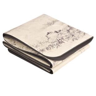 bodhi可折叠瑜伽垫麂皮绒柔软透气加厚静音学生教室午睡午休专用