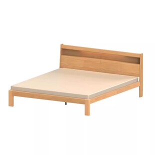 出乎生活夜伴有光1.8m主卧日式双人床樱桃木小户型1.5m储物实木床