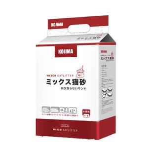 日本KOJIMA猫砂混合细豆腐猫砂除臭膨润土猫沙20公斤包邮10斤
