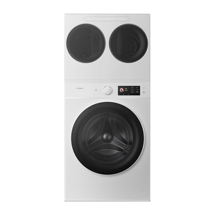海信棉花糖全家筒三筒洗衣机4合1热泵洗烘一体活水分区洗E8Q