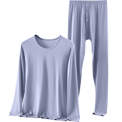 莫代尔秋衣秋裤套装男士薄款