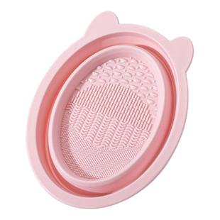 化妆刷清洗神器美妆蛋晾晒网粉扑洗刷子化妆清洁折叠硅胶碗兜学生