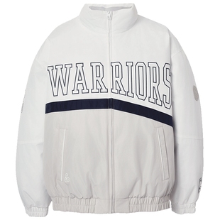 [商场爆款]杰克琼斯NBA联名勇士队男装冬羽绒服拼色外套225423012