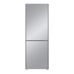 海尔172L双开两门小冰箱银色冷藏冷冻家用小型租房风冷冰箱官方