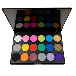 儿童舞台妆眼影盘表演出专用化妆品彩妆套装闪粉亮片影楼眼影全套