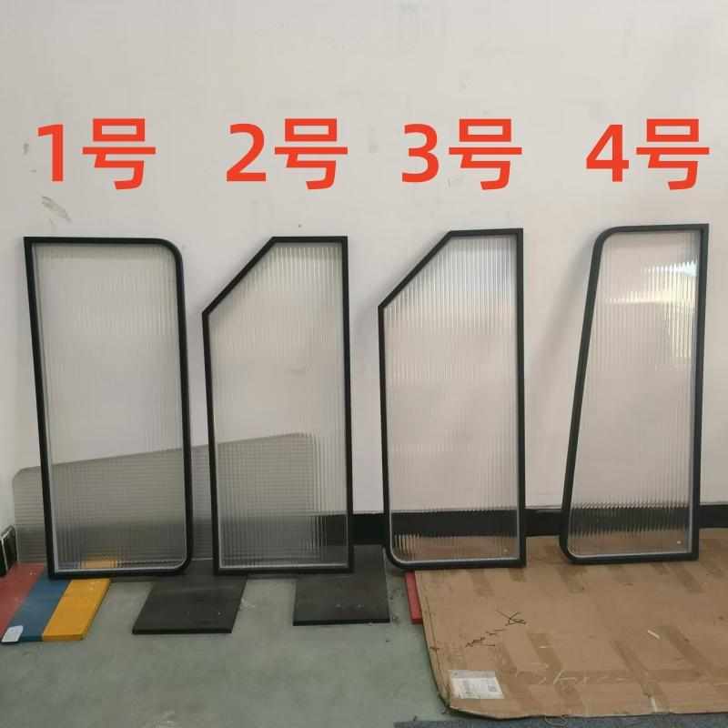 酒店男厕小便池不锈钢隔板高档酒店卫生间尿斗挡板玻璃隔断屏风