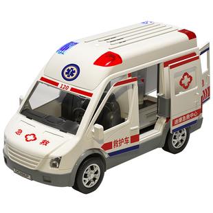 大号120救护车儿童玩具男孩女孩小汽车仿真模型3岁医生玩具车套装