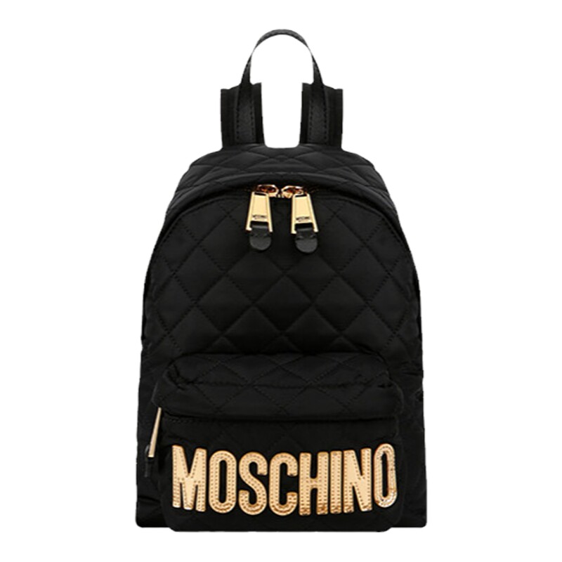 【低至5折】Moschino/莫斯奇诺  字母徽标绗缝双肩包多规格背包