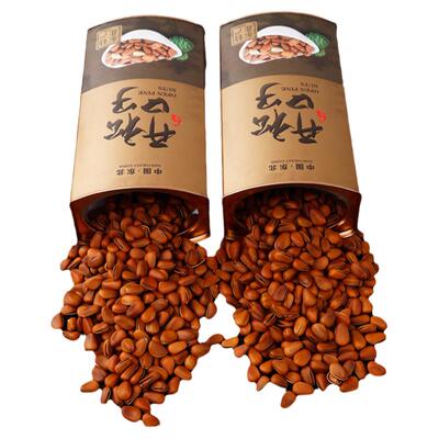 东北红松手剥大松子礼盒大颗粒坚果年货