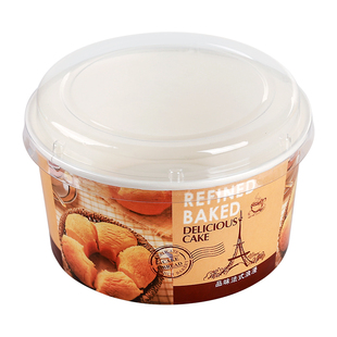 戚风蛋糕模具包装一次性4/6寸特仑苏牛奶面包纸模蛋糕胚纸碗纸盒