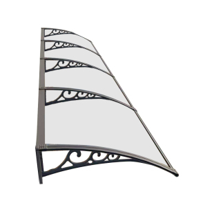 雨棚户外防雨屋檐家用挡雨篷遮阳棚加厚简易窗户阳台门头防飘雨板