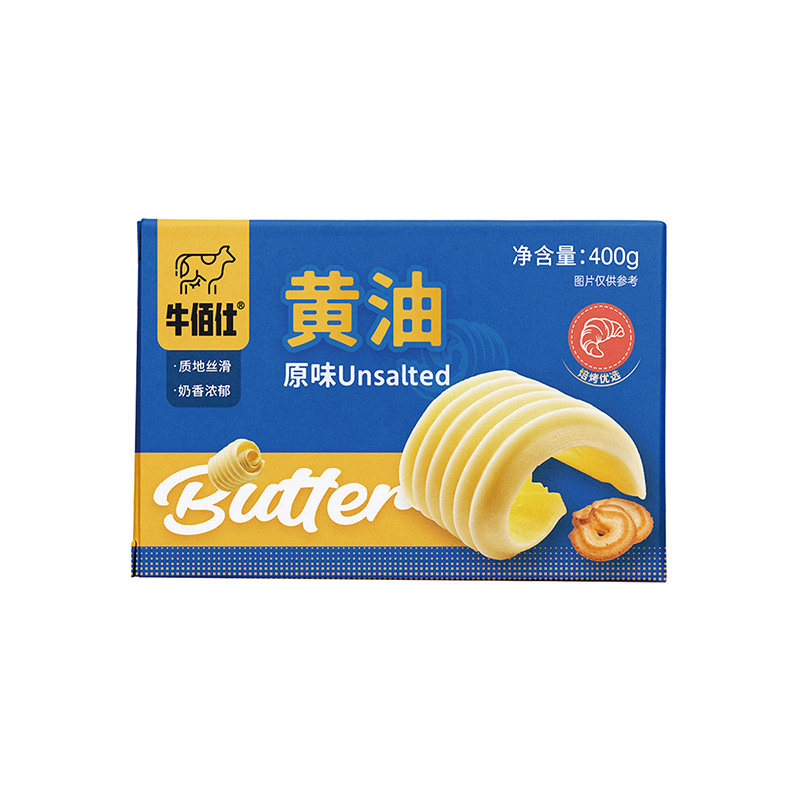 牛佰仕动物黄油烘焙家用400g黄油